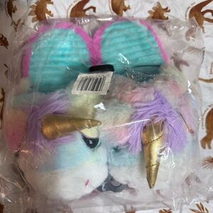 Source Unknown Unicorn Kids Slippers - Multicolor and Gold